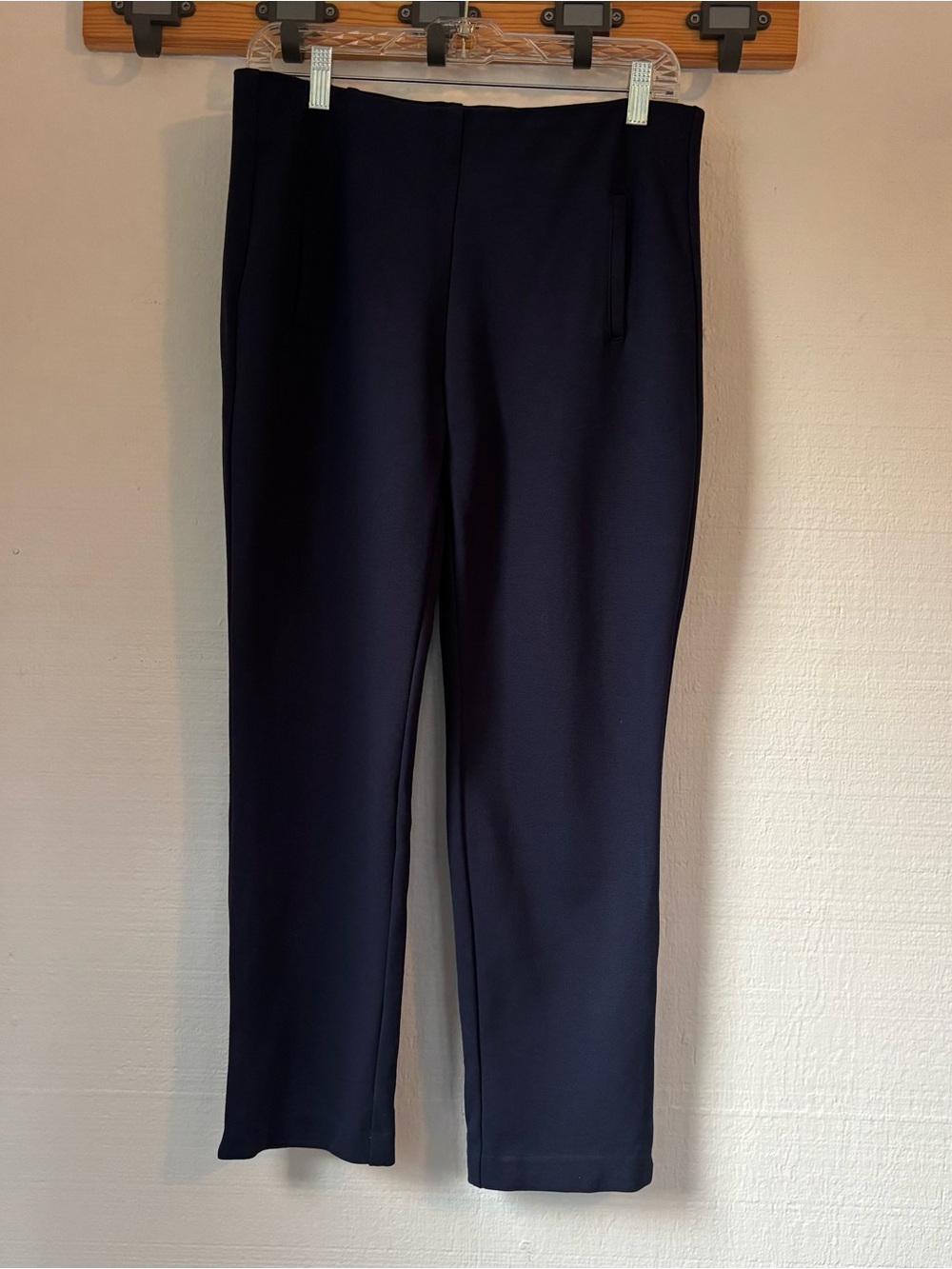 Chico's Navy Blue Ankle Pants Size 0.5 US/4 Small Pull-On Stretch Office Casual - Picture 9 of 9